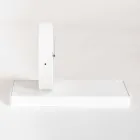 Vridbar bordsklocka med stålspegel tillverkad i Italien - förtjänstfull Viadurini