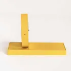 Vridbar bordsklocka med stålspegel tillverkad i Italien - förtjänstfull Viadurini