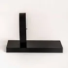 Vridbar bordsklocka med stålspegel tillverkad i Italien - förtjänstfull Viadurini