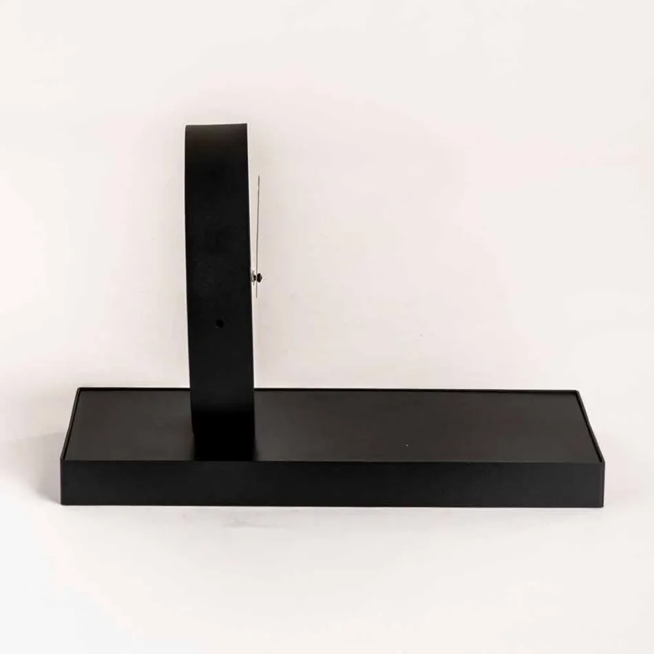 Vridbar bordsklocka med stålspegel tillverkad i Italien - förtjänstfull Viadurini