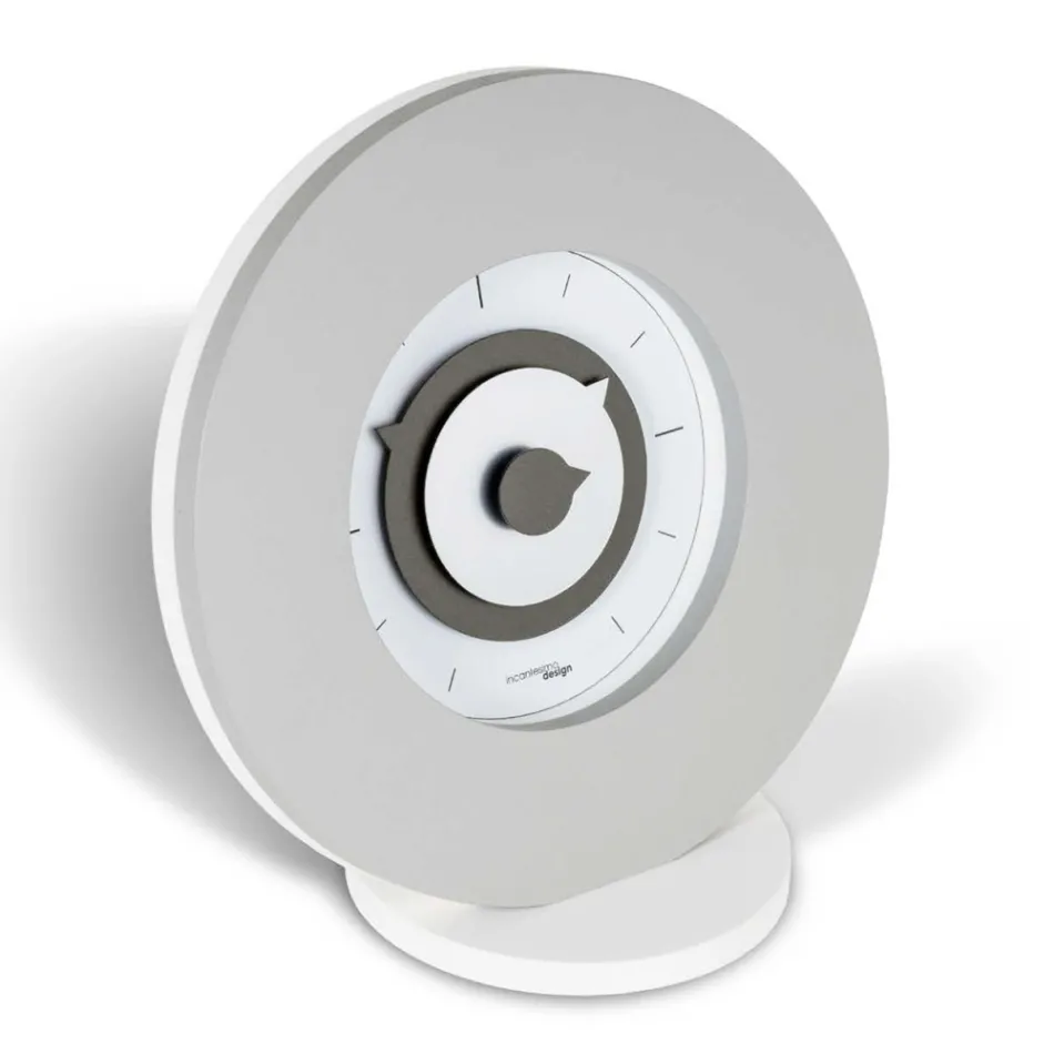 Bordsklocka i High Density Semi Expanded PVC Made in Italy - Pretty Viadurini