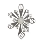 Järnklocka med speciell optisk effekt Tillverkad i Italien - hjul Viadurini