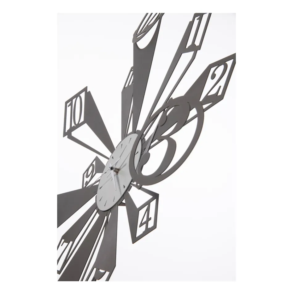 Järnklocka med speciell optisk effekt Tillverkad i Italien - hjul Viadurini