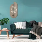 Träklocka med hägertryck Tillverkad i Italien - Palau Viadurini