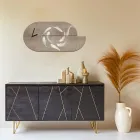 Träklocka med hägertryck Tillverkad i Italien - Palau Viadurini