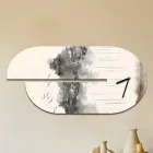 Träklocka med hägertryck Tillverkad i Italien - Palau Viadurini