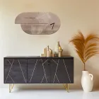 Träklocka med hägertryck Tillverkad i Italien - Palau Viadurini