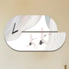 Träklocka med hägertryck Tillverkad i Italien - Palau Viadurini