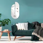 Träklocka med hägertryck Tillverkad i Italien - Palau Viadurini