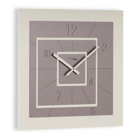 Fyrkantig klocka i högdensitetshalvskummad PVC Tillverkad i Italien - Creative Viadurini