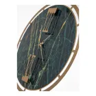 Klocka gjord av järn med 3 visare gjord i Italien - Stjärna Viadurini