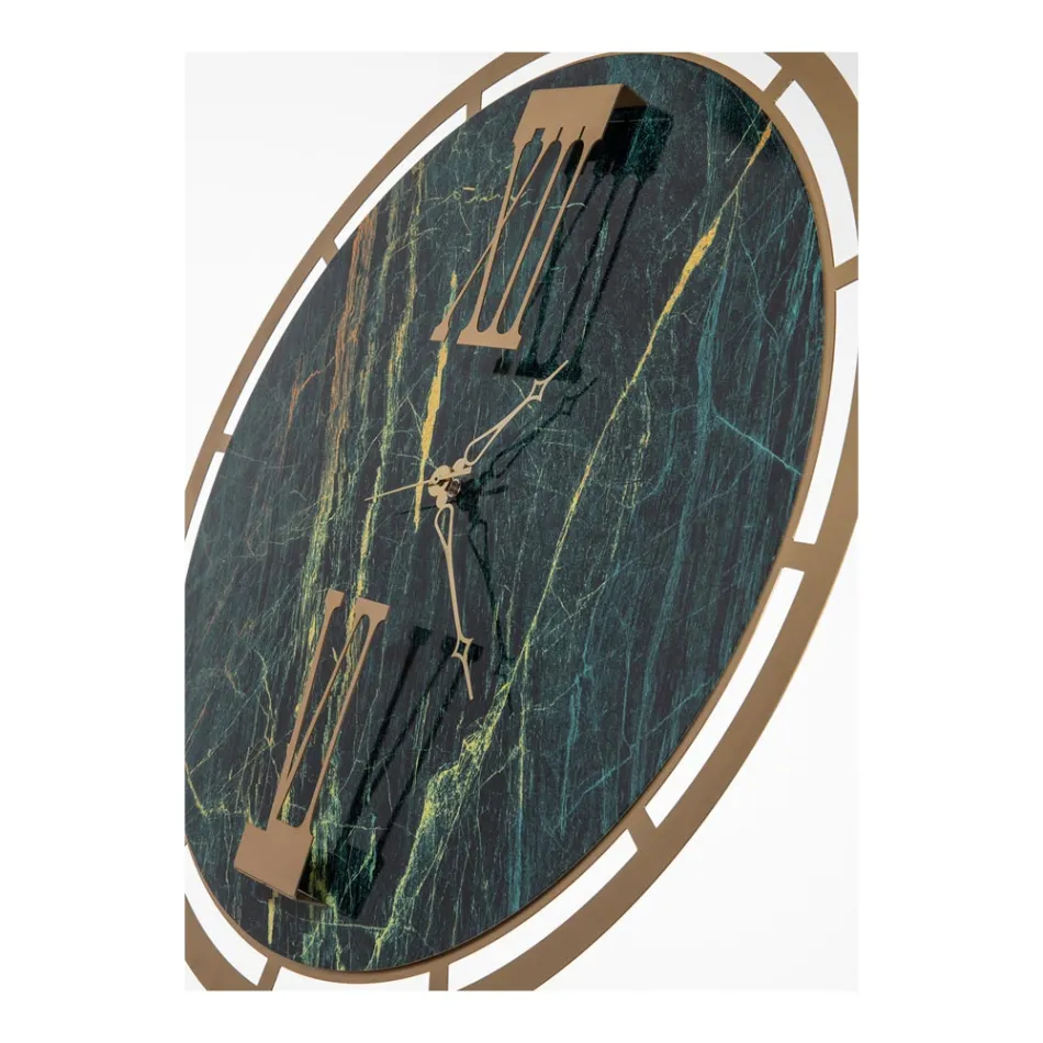 Klocka gjord av järn med 3 visare gjord i Italien - Stjärna Viadurini