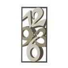 Klocka gjord av järn med stora siffror gjord i Italien - akvarium Viadurini