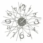 Väggklocka med rund järndesign tillverkad i Italien - Kombo Viadurini