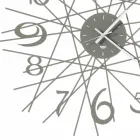 Väggklocka med rund järndesign tillverkad i Italien - Kombo Viadurini