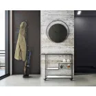 Rund väggklocka Diameter 60 cm Modernt järn - Beatrix Viadurini