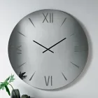 Rund spegelglasklocka med lasergraverade siffror - Clelia Viadurini