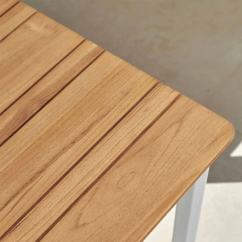 Varaschin System utomhusbänk i designmålat aluminium Viadurini