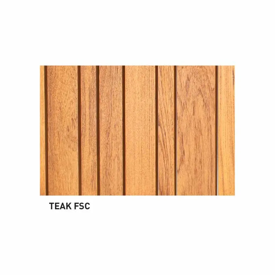 Varaschin System utomhusbänk i designmålat aluminium Viadurini