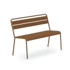 Stapelbar trädgårdsbänk med galvaniserad stålkonstruktion tillverkad i Italien - Ralph Viadurini