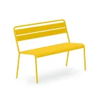 Stapelbar trädgårdsbänk med galvaniserad stålkonstruktion tillverkad i Italien - Ralph Viadurini