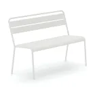 Stapelbar trädgårdsbänk med galvaniserad stålkonstruktion tillverkad i Italien - Ralph Viadurini