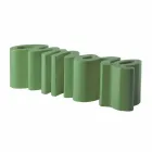 Färgad designbänk Slide Love modern made in Italy Viadurini