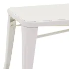 Bänk för inomhusbruk helt tillverkad av järn - Raft Viadurini