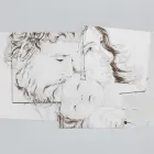 Panel med familjen Bethlehem Made in Laser Made in Italy - Paola Viadurini