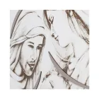 Panel med lasergraverad familj tillverkad i Italien - Micky Viadurini