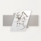 Panel med lasergraverad familj tillverkad i Italien - Micky Viadurini