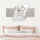 Panel med lasergraverad familj tillverkad i Italien - Micky Viadurini