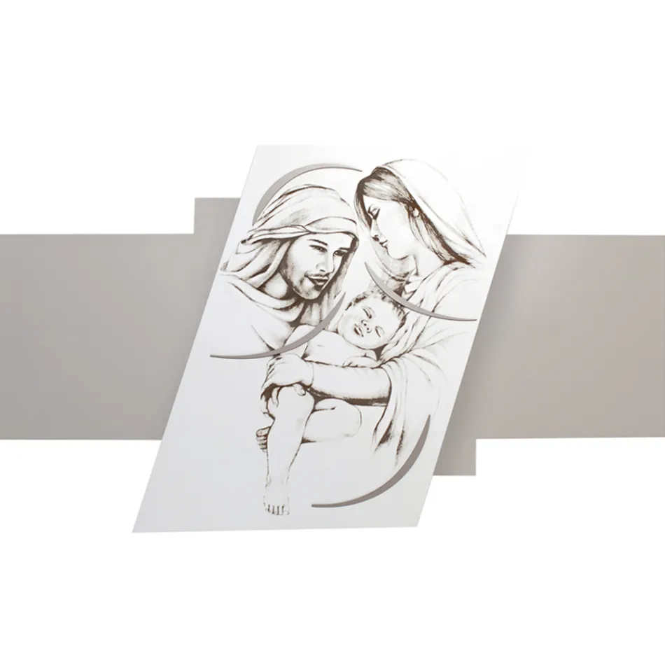 Panel med lasergraverad familj tillverkad i Italien - Micky Viadurini