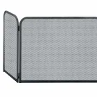 Gnistfångare med 3 dörrar Tillverkad av metall Tillverkad i Italien - Kat Viadurini