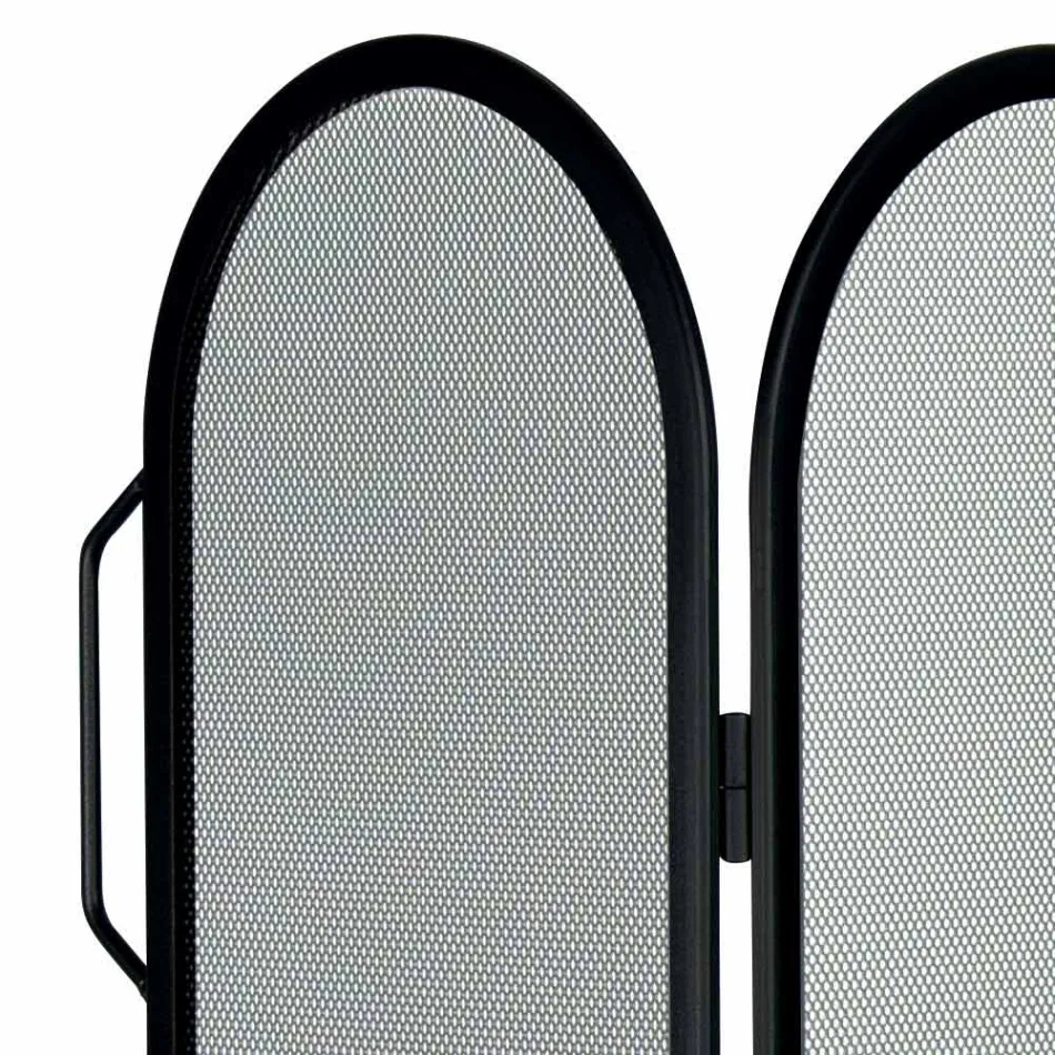 Gnistfångare med 6 dörrar av metall Tillverkad i Italien - Häst Viadurini