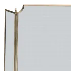 Gnistfångare med fint svart nät och mässing Made in Italy - Whale Viadurini