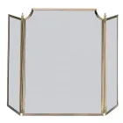 Gnistfångare med fint svart nät och mässing Made in Italy - Whale Viadurini