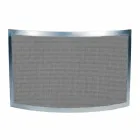 Gnistfångare med svart nät och böjt stål Tillverkat i Italien - Safir Viadurini