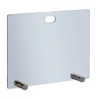 Gnistfångare i härdad kristall och 4 fötter tillverkad i Italien - Delfino Viadurini