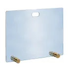 Gnistfångare i härdad kristall och 4 fötter tillverkad i Italien - Delfino Viadurini