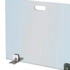 Gnistfångare i härdad kristall och stålfötter tillverkade i Italien - Volym Viadurini