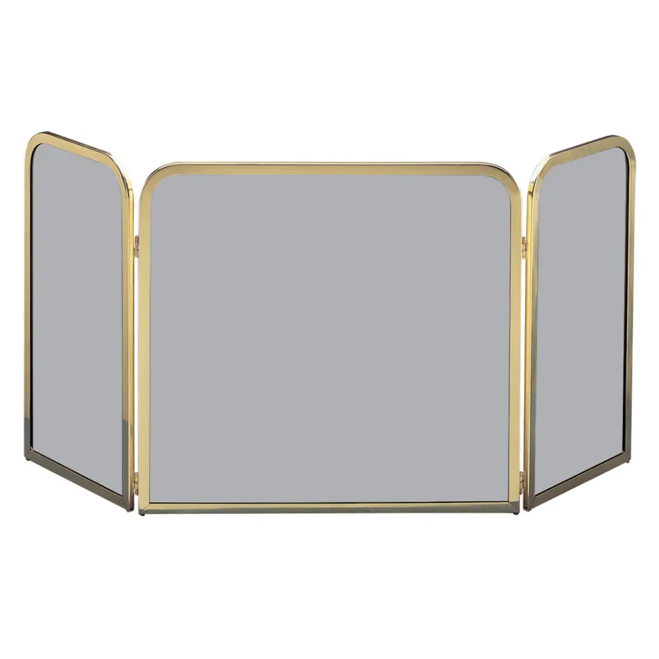 Gnistfångare i mässing med rökt härdad kristall Tillverkad i Italien - Orango Viadurini