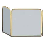 Gnistfångare i mässing och svart nät i olika storlekar tillverkad i Italien - Iguana Viadurini