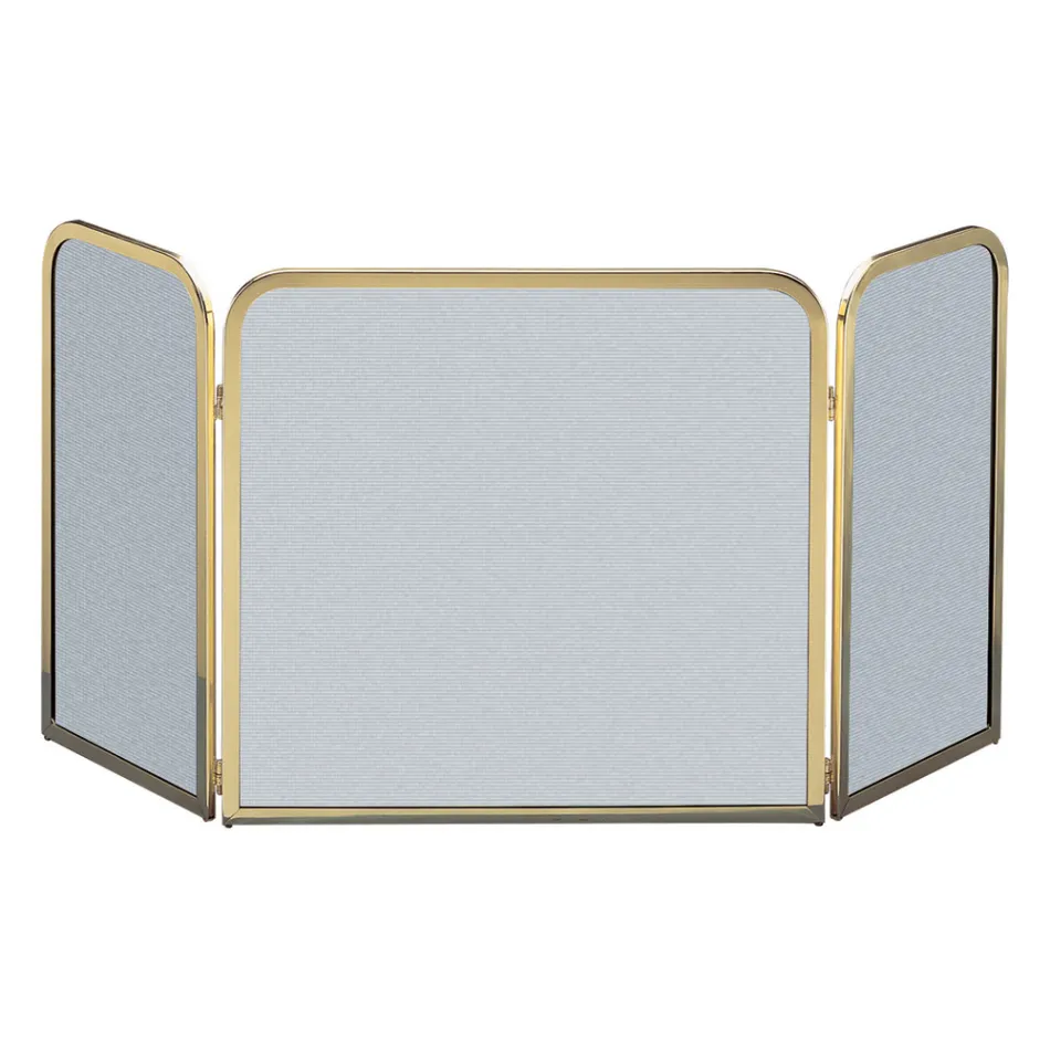 Gnistfångare i mässing och svart nät i olika storlekar tillverkad i Italien - Iguana Viadurini