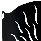 Böjt spisskydd med 2 metalldörrar Tillverkad i Italien - Anka Viadurini