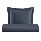 100 % bomull satin påslakanset med 1 örngott tillverkat i Italien - fluffigt Viadurini