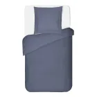 Påslakanset 100 % bomull satin med 1 örngott tillverkat i Italien - fluffigt Viadurini