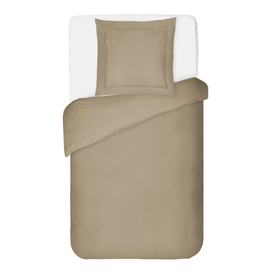 Påslakanset 100 % bomull satin med 1 örngott tillverkat i Italien - fluffigt Viadurini