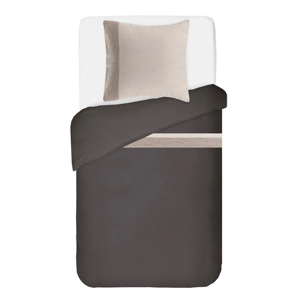 Påslakanset i 90 % bomull och 10 % linne med 1 örngott tillverkat i Italien - Nestle Viadurini