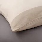 Påslakanset i 90 % bomull och 10 % linne med 2 örngott tillverkat i Italien - Nestle Viadurini